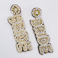 Bride Beaded Dangle Earrings