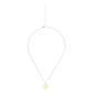 Mother and Child Necklace Pave Heart Pendant Necklace
