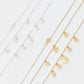 Starred Up Chain Anklet, Set of 3