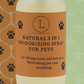 Natural Deodorizing spray for PETS