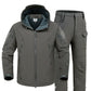 Soft Shell Shark Skin Windproof Waterproof Fleece-lined Camouflage Jacket For Men