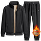 Cotton Winter Fleece Men's Casual Lambswool Plus Size