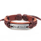Religious Jewelry Christian I Love Jesus Alloy Leather Bracelet Wholesale Bracelet
