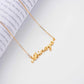 Full Silver Name Necklace - silver name necklace