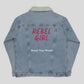 Denim sherpa jacket REBEL GIRL