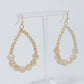 Beaded Teardrop Dangle Earrings