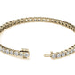 8.5 CTW Lab Grown Diamond Tennis Bracelet in 14kt White/Yellow Gold (G/VS) AGI Certified