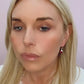 Stephanie Delicate Drop Necklace in Ruby