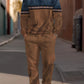Fashion Simple Printing Sports Leisure Men's Suit