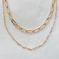 Big & Small Double Chain Link Necklace