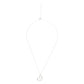 Eternity Necklace Love Heart Pave Necklace