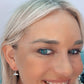 Large Featherweight Hoop Earring in Silver with Silver Wrap