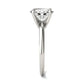 2.00 CTW AGI Certified  Oval Lab Grown Diamond Solitaire Engagement Ring in 14K White Gold (G-VS)