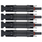 ACOPOWER 20A 4 Pair PV in-Line Diode Connector