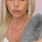 Diana Montecito Necklace in Polished Pyrite with Labradorite Drop