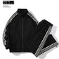 Trendy Straight Striped Sports Suit For Men