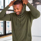 Unisex Eco-Triblend Long Sleeve Hooded Tee