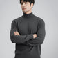 Mens Casual Turtleneck Sweaterthermal Base Layer Knit For Fall And Winter