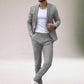 Men Leisure Set Digital Printing Two Button Suit Top Two-piece Pants