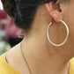 The Best Of Hoops Earrings, Matte Silver
