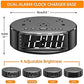 Bedside Table Lamp Alarm Clock Charging - 3 Brightness Level