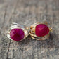 Torrey Ring with Ruby