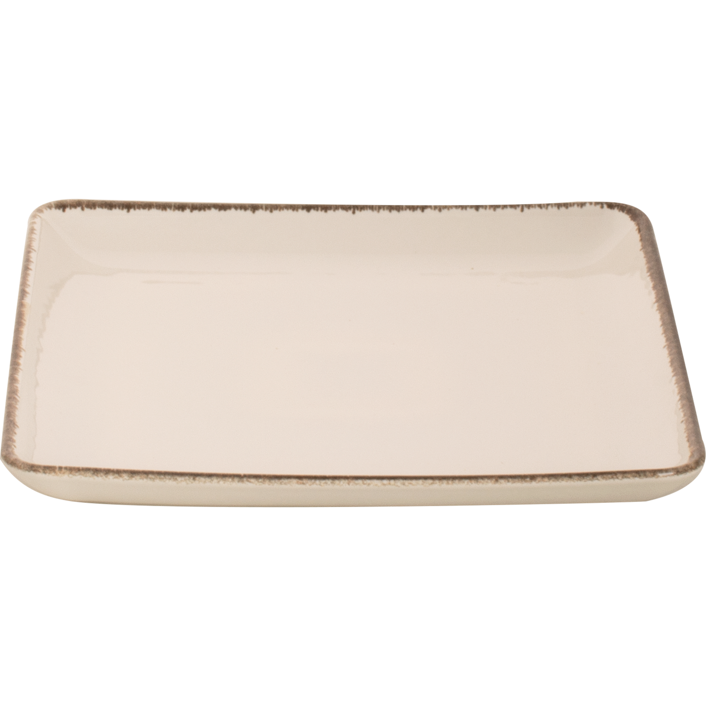 [ Set of 6 ] PLATE 19 SQUARE CREAM AKOYA 7.5 inch