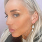 Rome Earrings in White Mojave Copper Turquoise