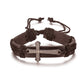 Religious Jewelry Christian I Love Jesus Alloy Leather Bracelet Wholesale Bracelet