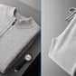 Men's Heavy Goat Seven-needle Thickened Warm Half-zip Knit Sweater
