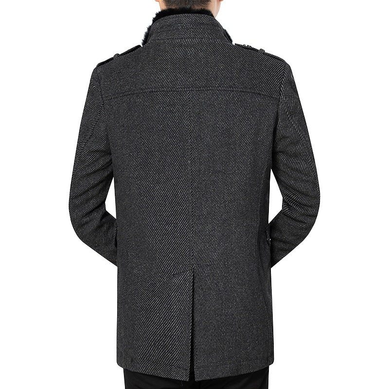 Casual Lambswool Coat