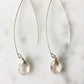 Jill Long Wire Drop Earrings in Imperial Topaz