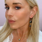 Double Jill Necklace with Gold Labradorite Chain and Labradorite Pendant
