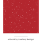 Red Stardust Scarf