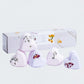 Set of 5 Heart Shaped Shower Steamers Package  - in a Gift Box - Can be personalized