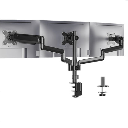 Suitable For 27-inch Screen Three-arm Gas Spring With Advanced Computer Monitor Holder Arm