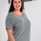 Ladies Eco-Triblend Flowy Tee