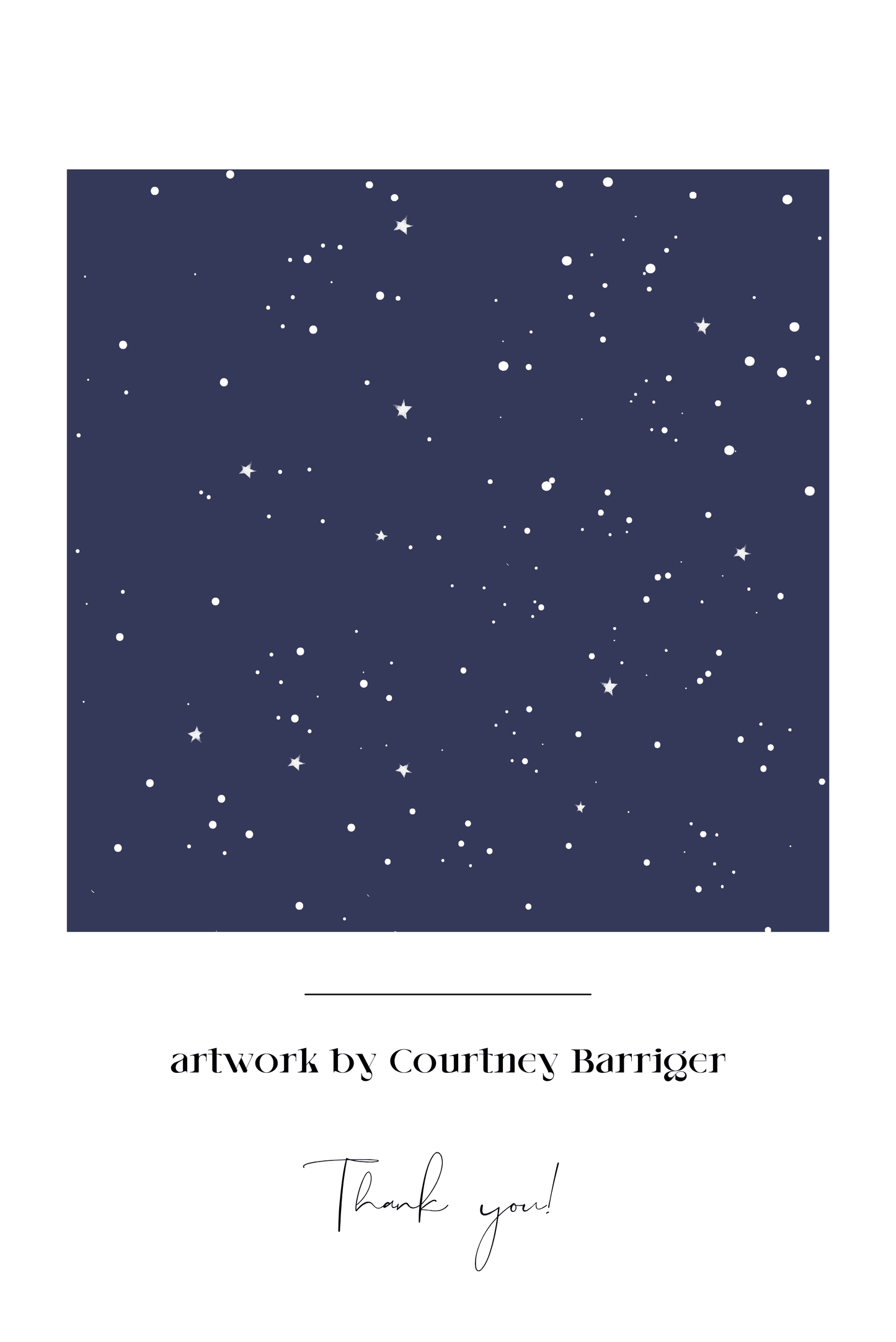 Blue Stardust Scarf