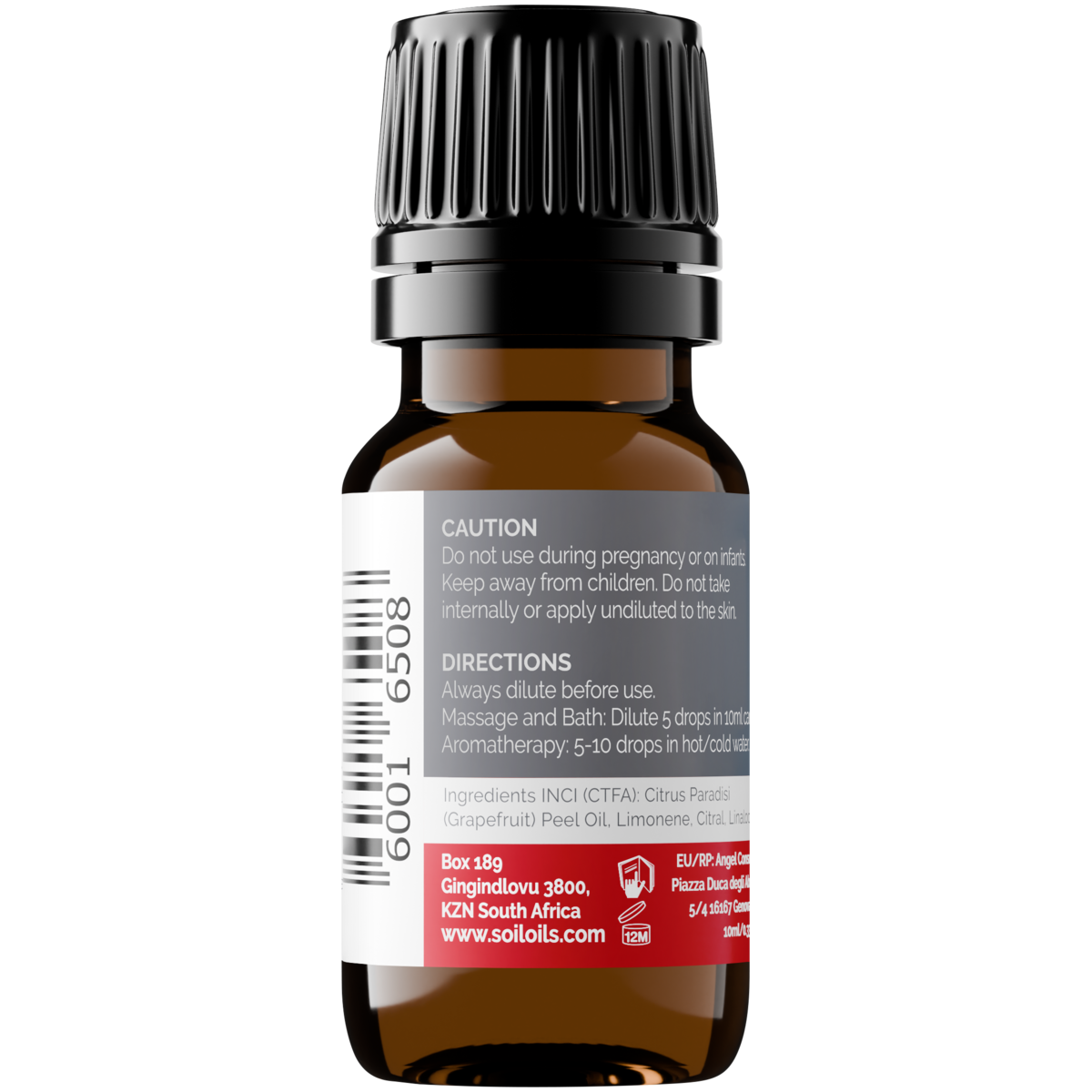 Organic Grapefruit Essential Oil (Citrus Paradisi) 10ml