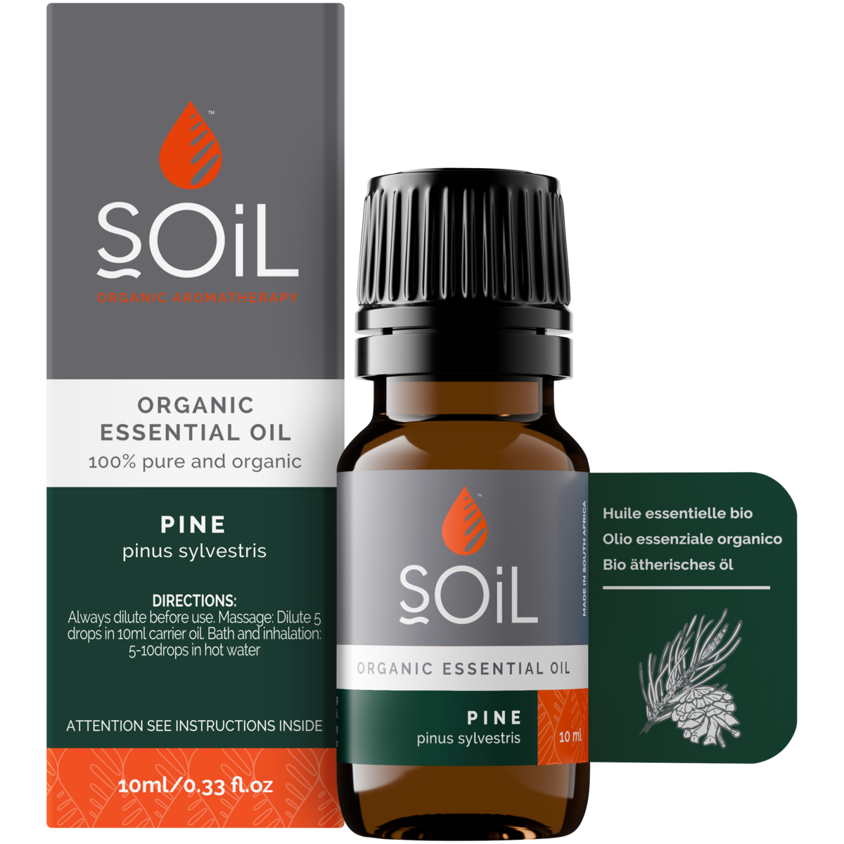 Organic Pine Essential Oil (Pinus Sylvestris) 10ml