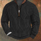 3D-printed, Form-fitting Comfortable Long-sleeve Hoodie With A Half-zip Front