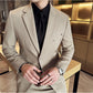 Slim-fit Thin One Button Casual Suit Jacket Men's Two-piece Suit
