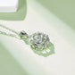 Set With Top-quality Moissanite, This Luxurious And Fashionable Light Luxury Trend Jewelry Necklace Pendant Is Made Of S925 Silver Electroplated With Platinum