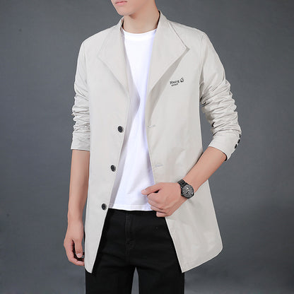 Mid-length, High-end Business Coat For Spring And Fall