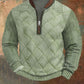 3D-printed, Form-fitting Comfortable Long-sleeve Hoodie With A Half-zip Front