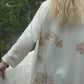 The Royal Silk Robe in Azulik Flowers
