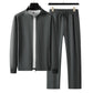 Stand Collar Sweater Cardigan Sports Suit For Men