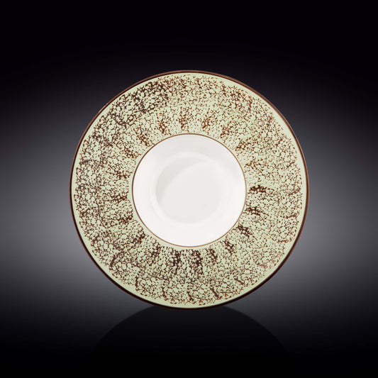 Pale Green / PistachioPorcelain Deep Plate 10.5" inch | 27 Cm 8 Fl Oz | 250 Ml