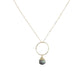Yuliya Necklace in Labradorite