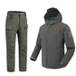 Soft Shell Shark Skin Windproof Waterproof Fleece-lined Camouflage Jacket For Men